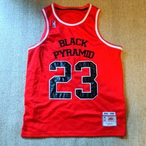 Black pyramid (Chris brown) Chicago bulls Jordan esque jersey